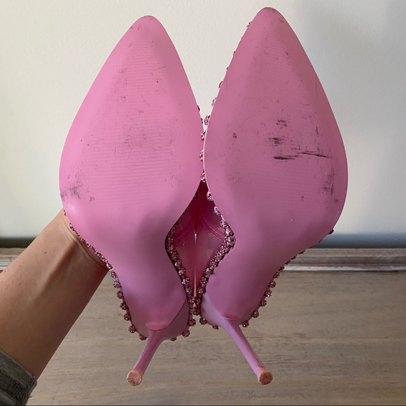 Steve Madden Vyper Dusty Pink Pointy Toe Shoes Size 6 - Picture 9 of 10